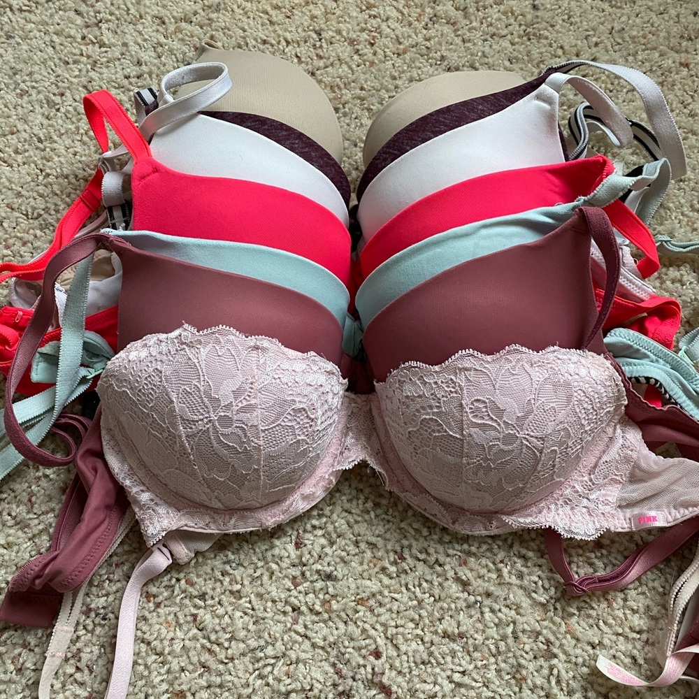 Victoria’s Secret Pink 32B light push up Bras (7)